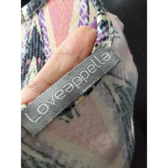 Love Appella Women Polyester V-Neck Sleeveless Casual Long Maxi Dress Size Small - Picture 9 of 13